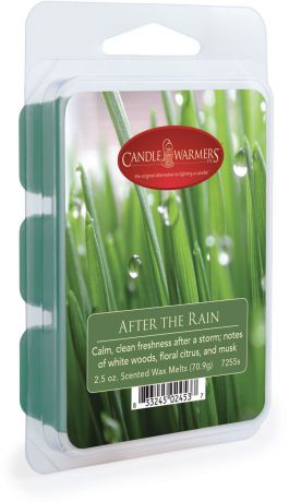 Воск ароматический Candle Warmers "После дождя / After the Rain", цвет: зеленый, 75 г