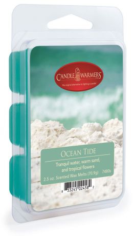 Воск ароматический Candle Warmers "Волны океана / Ocean Tide", цвет: голубой, 75 г