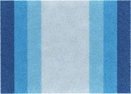 Коврик для ванной WasserKRAFT Lopau, цвет: синий, 75 х 45 см. BM-1101