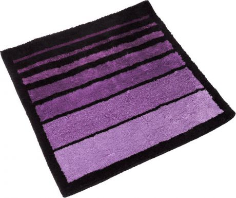 Коврик для ванной Wess Barra, цвет: фиолетовый, 70 х 70 см