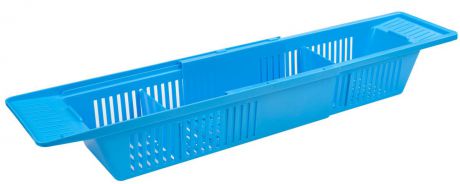 Полка на ванну Berossi "Toys", цвет: голубая лагуна, 79,6 х 15, 1 х 9, 9 см