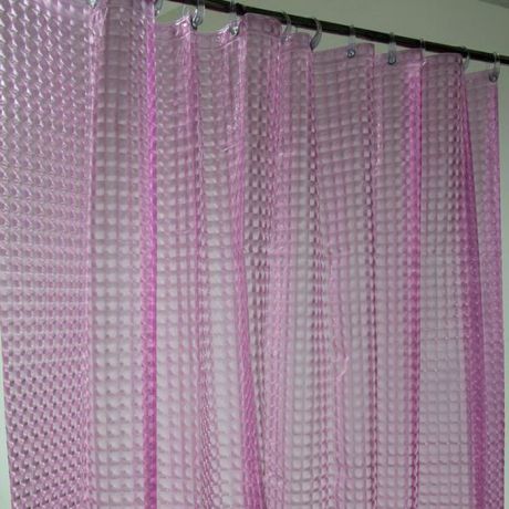 Штора для ванной Dasch "La Vita 3D", цвет: розовый, 180 х 200 см. A023 - 5001