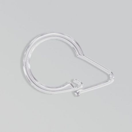 Кольца из прозрачного пластика для шторок Tatkraft "Olympic", 12 шт