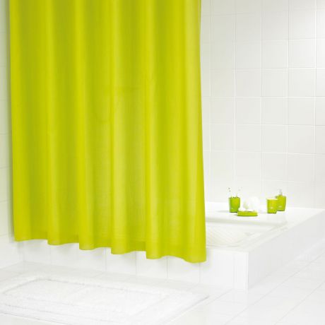 Штора для ванной комнаты Ridder "Rubin", цвет: зеленый, 180 х 200 см