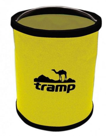 Ведро складное "Tramp", цвет: желтый, 11 л. TRC-060