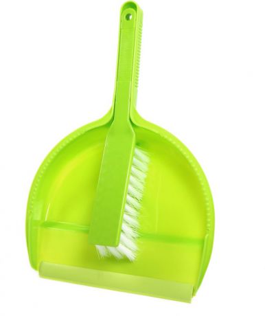 Набор для уборки "Sunllon", цвет: зеленый, 2 предмета