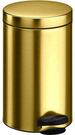 Ведро для мусора "Meliconi", цвет: золотой металлик, 5 л. 6907