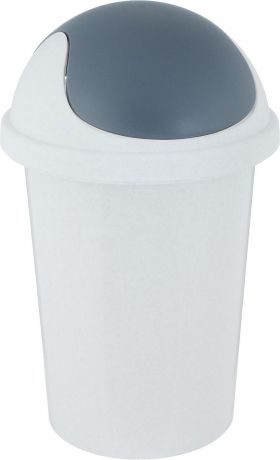 Контейнер для мусора "Plastic Centre", цвет: мраморный, 10 л