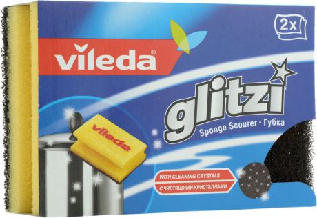 Набор губок для кастрюль Vileda "Glitzi", 2 шт