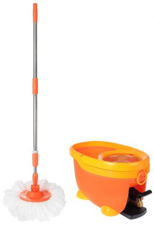Набор для уборки Monya "Tornado Lux", цвет: оранжевый, 4 предмета. MS 04