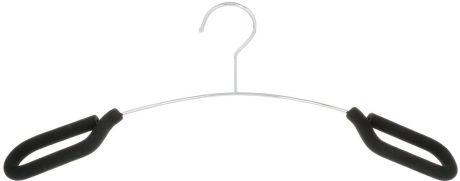 Вешалка для верхней одежды Attribute Hanger "Eva", цвет: черный, длина 45 см