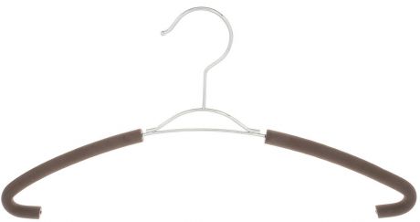 Вешалка для рубашек Attribute Hanger "Eva", цвет: кофейный, длина 41 см