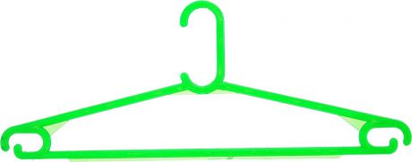 Вешалка для одежды, цвет: зеленый, длина 40 см