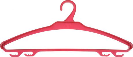 Вешалка-плечики для верхней одежды "BranQ", цвет: малиновый, размер 52-54