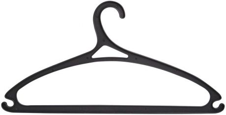Вешалка для одежды "Miolla", цвет: черный, длина 42 см