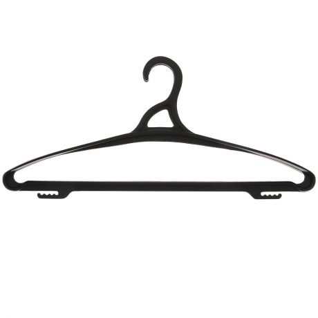 Вешалка для одежды "Бытпласт", цвет: черный, размер 48-50