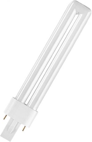 Лампа люминесцентная Osram "Dulux" S 11W/840 G23. 4050300010618