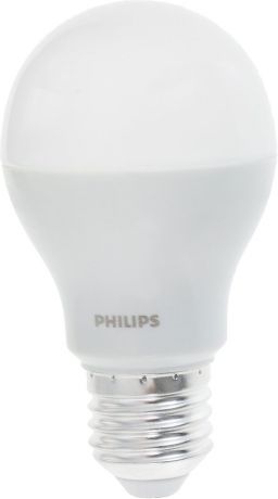 Лампа светодиодная Philips "Essential", цоколь E27, 7W, 3000К