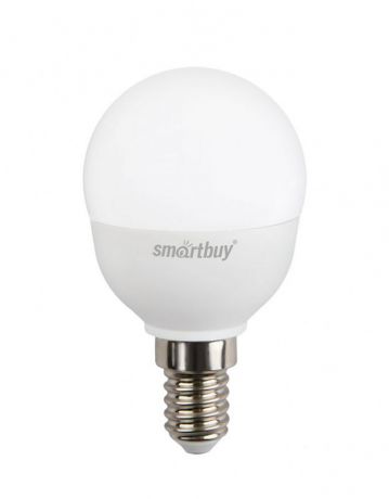 Лампа светодиодная "Smartbuy", P45, холодный свет, цоколь Е14, 5 Вт