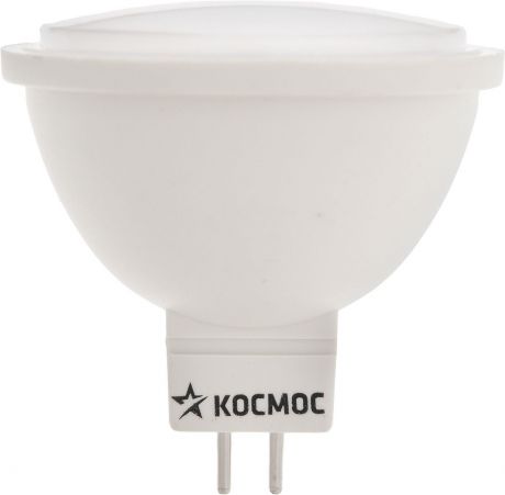 Светодиодная лампа Kosmos, теплый свет, цоколь GU5.3, 7W, 220V