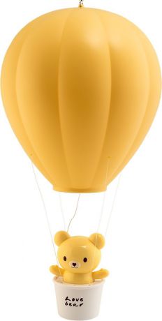 Фонарь-ночник Лючия "Воздушный шар", аккумуляторный, цвет: желтый