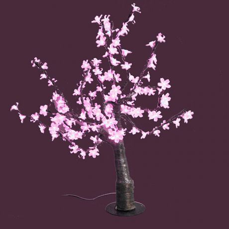 Светодиодное дерево "Сакура", цвет: розовый