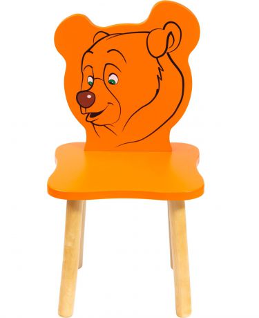 Polli Tolli Джери Стул детский Медвежонок цвет оранжевый