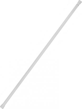 Карниз для ванной Verran, цвет: белый, телескопический, 110-195 см