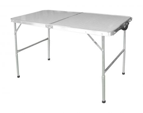 Стол складной Woodland "Family Table", цвет: серый, серебристый, 120 x 60 x 70 см