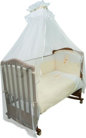 Сонный гномик Комплект белья для новорожденных Пушистик цвет светло-бежевый 7 предметов