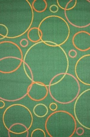 Коврик прикроватный Oriental Weavers "Дaзл", цвет: зеленый, 67 см х 120 см. 663 K