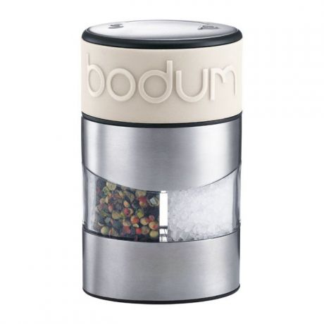 Мельница для соли и перца Bodum Twin, цвет: белый 11002-913