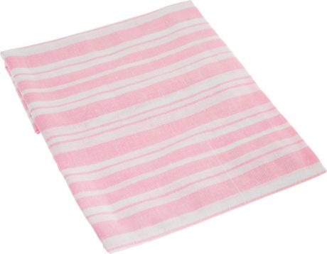 Наволочка "Гаврилов-Ямский Лен", цвет: розовый, белый, 60 x 60 см