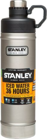Термобутылка Stanley "Classic", цвет: стальной, 0,75 л