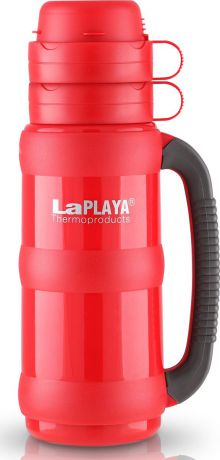 Термос LaPlaya Traditional Glass, цвет: красный, 1,8 л