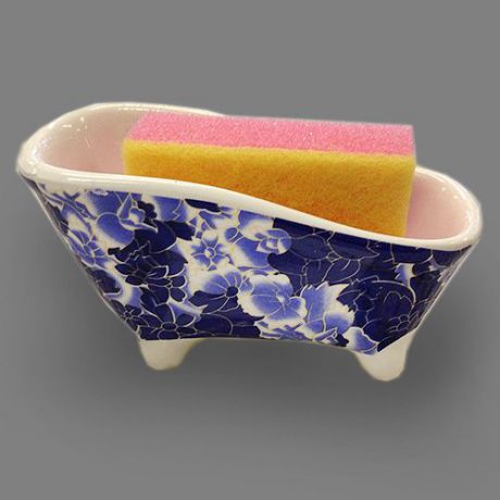 Набор для мытья посуды Besko "Фиолетовый мрамор", 2 предмета. 532-153