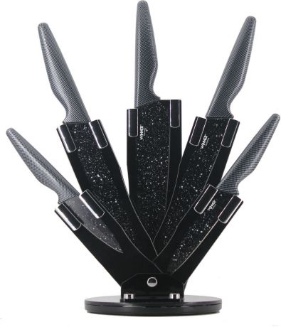 Набор ножей "Winner", на подставке, 6 предметов. WR-7347