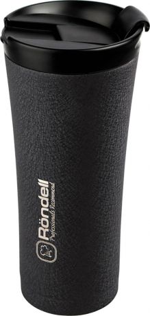 Термокружка Rondell Ultra Infinity, цвет: черный, 500 мл