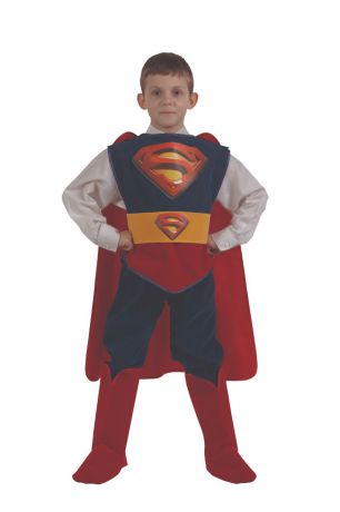 Батик Костюм карнавальный для мальчика Супермен размер 34