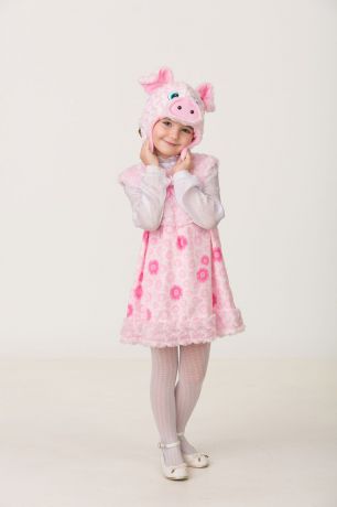 Карнавальный костюм Jeanees "Свинка Бетта", цвет: розовый. Размер: 28