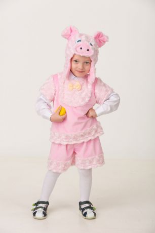 Карнавальный костюм Jeanees "Поросёнок Рюрик", цвет: розовый. Размер: 26