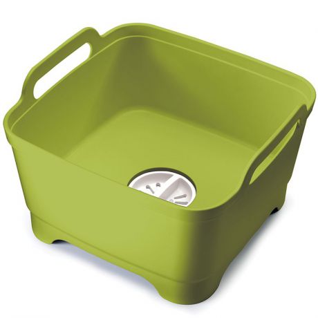 Контейнер для мытья посуды Joseph Joseph "Wash&Drain", цвет: зеленый. 85059