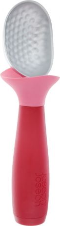 Ложка для мороженого Joseph Joseph "Dimple", с защитой от капель, цвет: розовый, длина 18 см