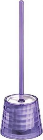 Ершик для унитаза Fixsen "Glady", с подставкой, цвет: фиолетовый, 41 х 13,2 х 13,2 см