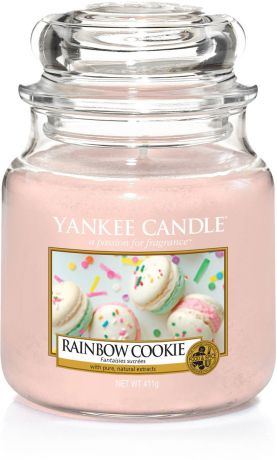 Свеча ароматизированная Yankee Candle "Радужное печенье", 411 г