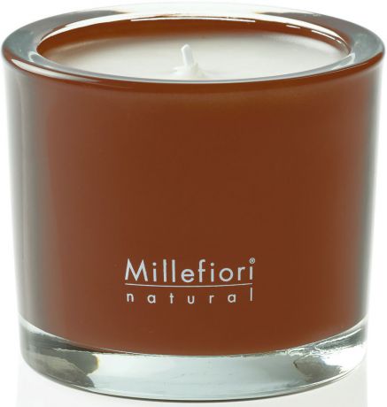 Cвеча ароматическая Millefiori Milano "Ваниль и дерево / Vanilla & Wood", 180 г