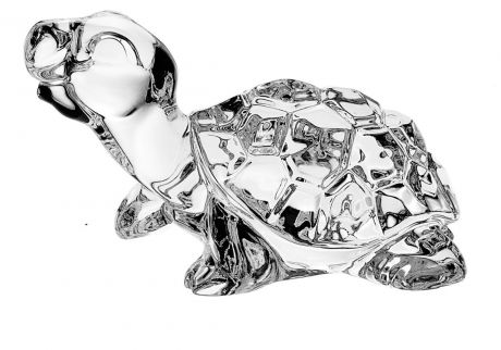 Фигурка декоративная Crystal Bohemia "Черепаха", высота 6 см
