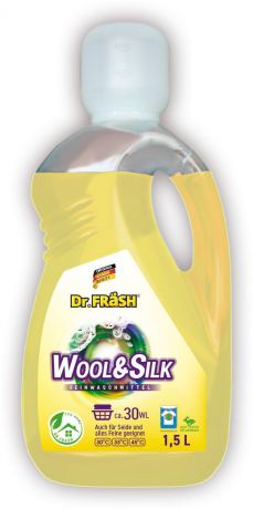 Гель для стирки, Dr.Frash "Wool&Silk", деликатных тканей, 1,5 л