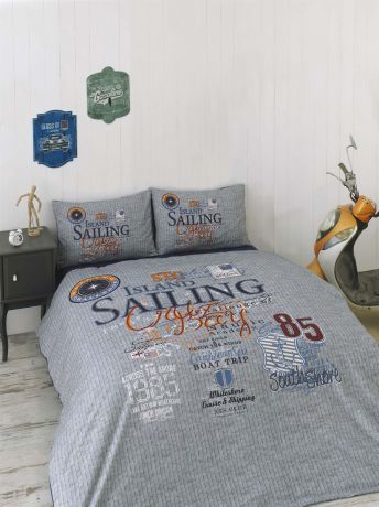 Комплект белья Issimo Home "Sailing", 1,5-спальный, наволочки 50x70. 00000005457