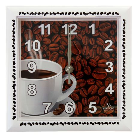 Часы настенные кухонные Вега "Зерна кофе"